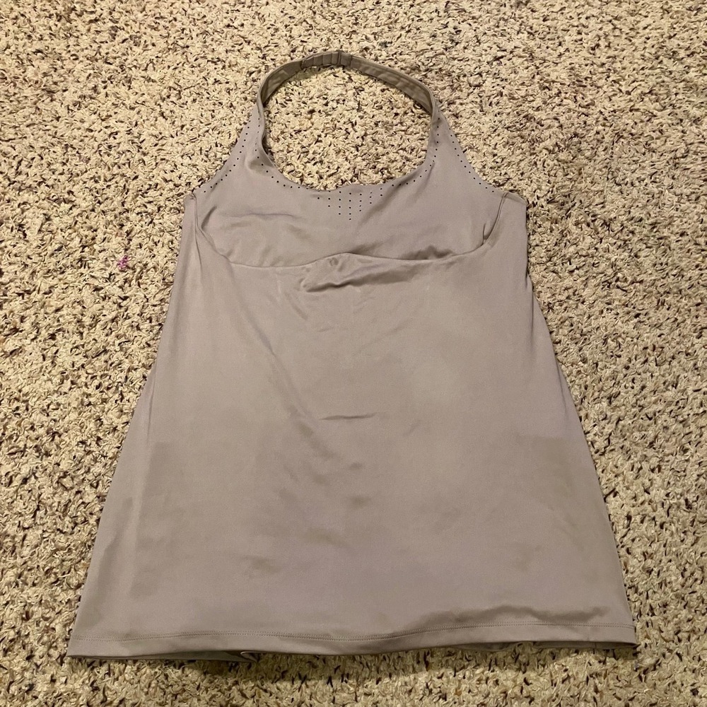 Victoria's Secret VSX Essential Perforated Taupe Halter Dress With Shorts XL